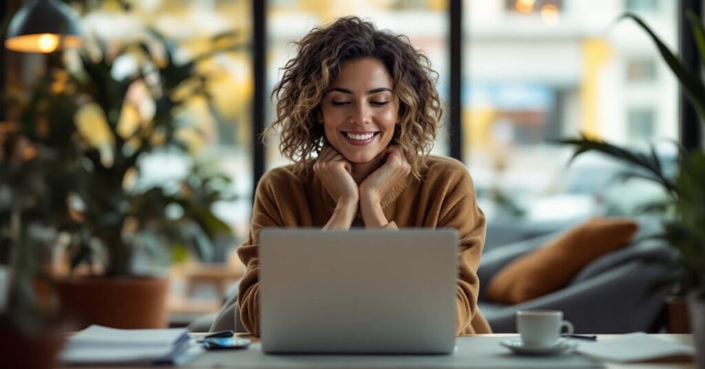 Conseiller Crédit Mutuel présentant une solution d'épargne salariale à un employé en agence