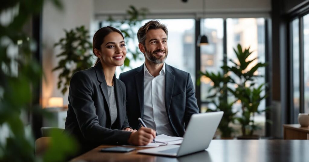 Investir dans l'immobilier locatif : immeuble résidentiel moderne avec appartements à louer
