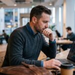 Investissement boursier : graphiques financiers et données de marché sur un écran moderne